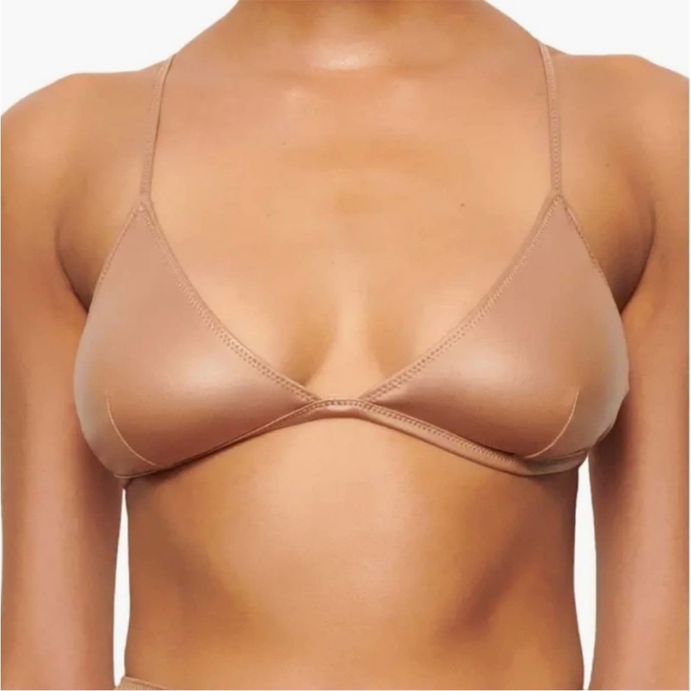 Skims Sienna Wet Jersey Triangle Bralette 3X